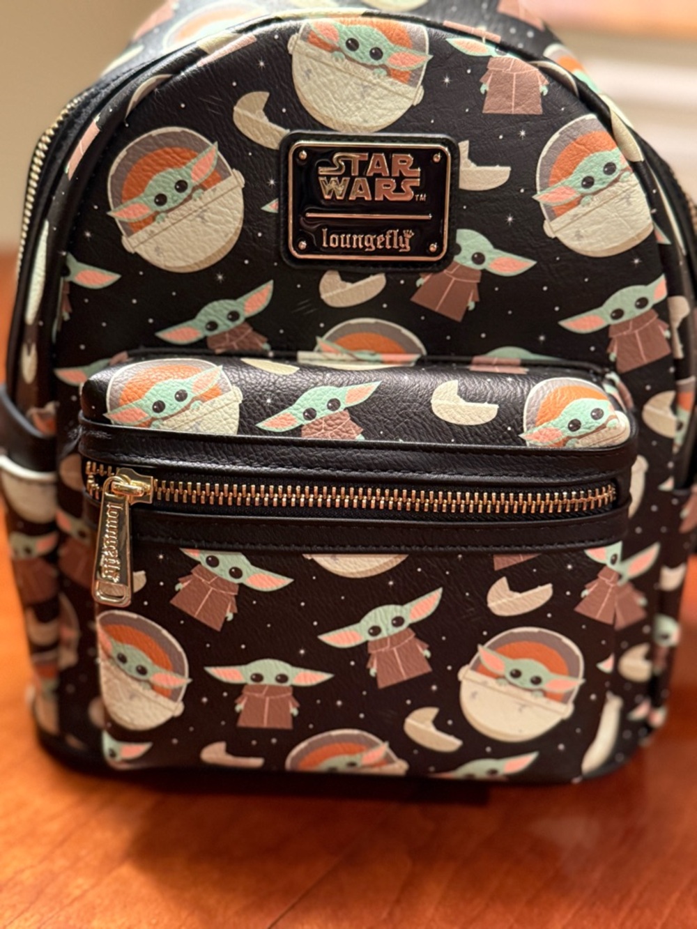 Loungefly Star Wars "The Child" Black Kids Mini Backpack